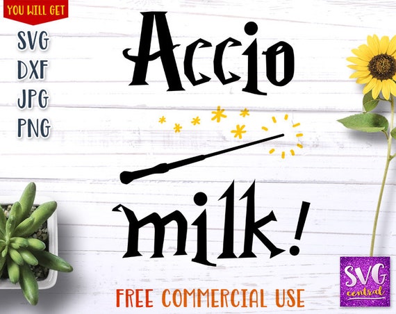 Download Harry Potter svg, accio milk, onesie Svg, Dxf, Png, Cut ...