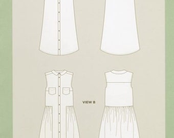 Grainline Studio - Alder Shirtdress Pattern (Paper)