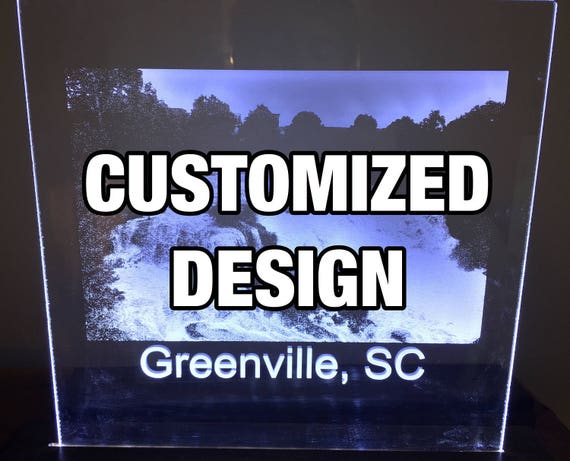 Laser Engraved LED Sign
