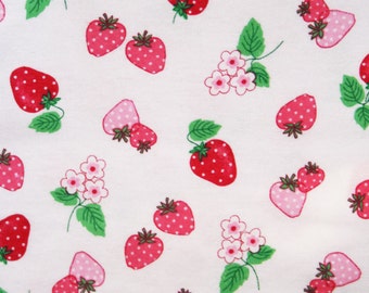 Strawberry Fields Forever Flannel Pillowcase