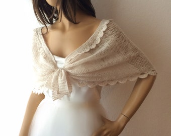 Bridal Shawl, Wedding Shawl, Bridal Wrap, Bridal Cover Up, Champagne Bridal, Shoulder Cape, Sheer Shawl, Bridesmaid Shawls