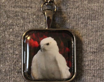 Red Tailed Hawk "Grace" Pendant Necklace