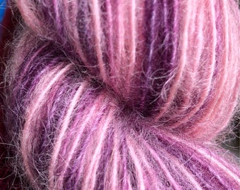Verbena * hand-dyed mohair blend yarn