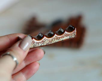 Ceramic Brush Pen Rest Paintbrush Calligraphy Holder Watercolor Brush Painting Tools Oil Painter Gifts for Artists Art Teacher