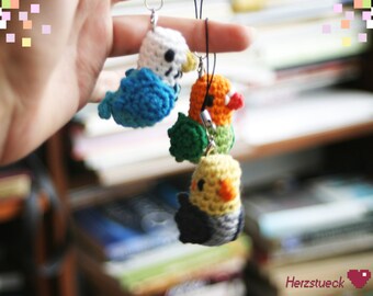 Bird Amigurumi Charms