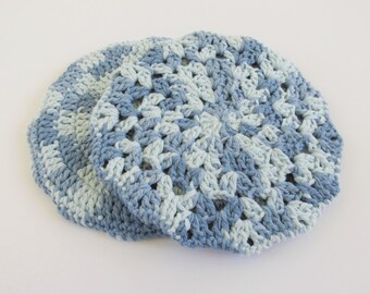 Pot Holders Blue, Hot Pads Crochet, Pot Holders Cotton, Hot Pads Small, Pot Holders 2