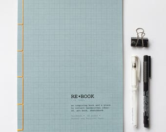 Recycled notebook, notebook A4, Sketchbook, upcycling notebook, Notebook, notebook, skechbook, recycling notebook, Idea book