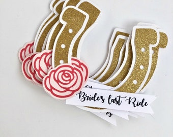 Kentucky Derby Bachelorette Pins, Horseshoes