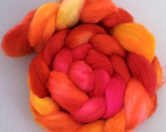 Juicy - handdyed BFL-top 3.5 oz