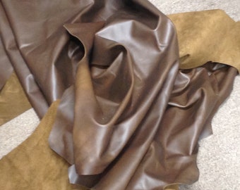 Brown Pull-Up Leather Cowhide AB46