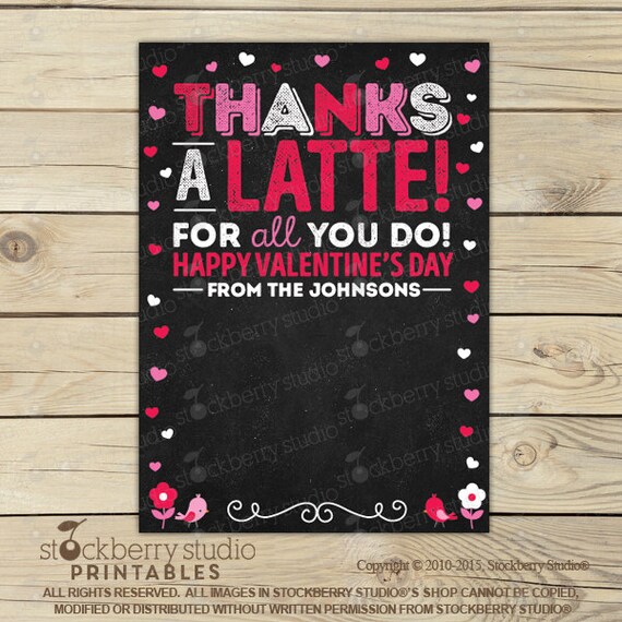 Thanks A Latte Valentines Day Printable Valentine Gift Card thanks-a-latte-valentines-day-printable-valentine-gift-card