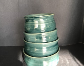 Turquoise Snack Bowls