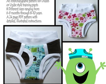 The Underwear Style Training Pants Pattern
