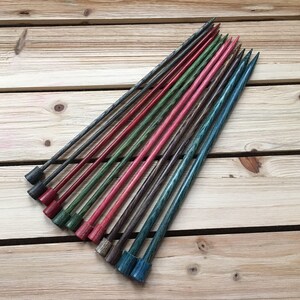 10-inch Wooden Knitting Needles - Knitter's Pride Dreamz - Varying Sizes - Straight Knitting Needles - Tools - Supplies - Knit - Purl