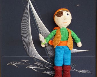 The pirate - doll made in crochet