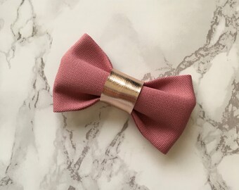 Felicity Bow in Dusty Pink