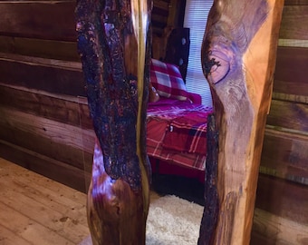 large RedOak Freestanding or wall mirror