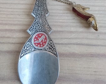 Vintage damascene shoehorn souvenir