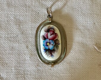 Vintage Russian Finift Enamel pendant