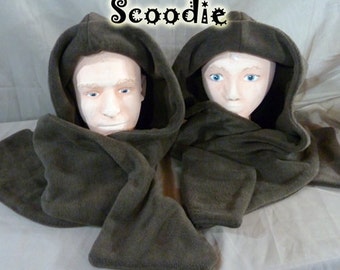 Dark brown scoodie