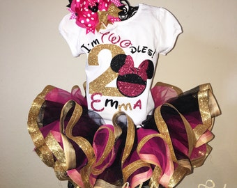 Oh TWO dles Minnie Mouse Set