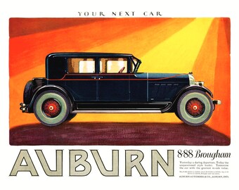 Auburn Brougham Poster