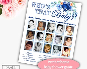 Whos that baby game | Etsy