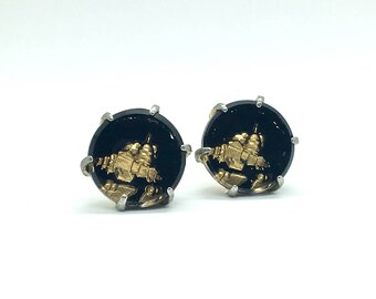 Swank Capital Building Intaglio Cufflinks