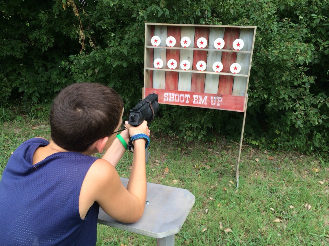 how to build a carnival shooting gallery