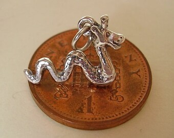 Sterling Silver NESSIE Loch Ness Monster Charm