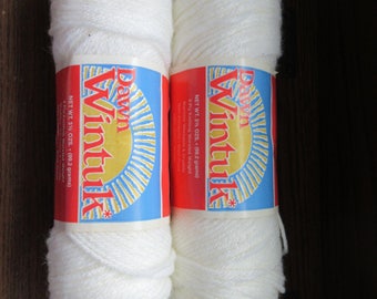 Dawn Wintuc White yarn 2 skeins
