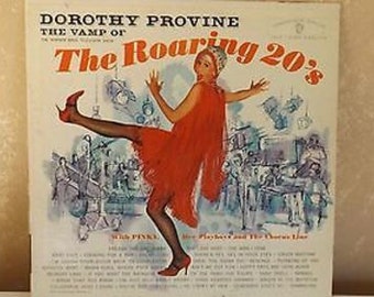 Vintage LP Record Dorothy Provine The Vamp of The Roaring 20's 1961 R-21