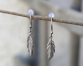 Feather earrings Silver 925