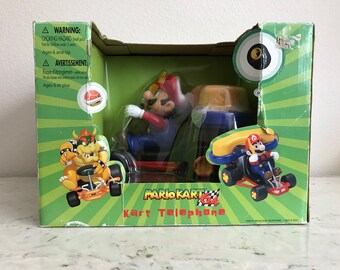 Nintendo Super Mario Bros~Mario Kart 64 Telephone~Vintage~NEVER USED~Free Shipping~L@@K