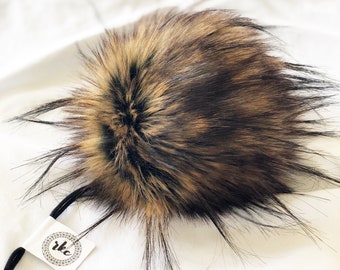 Faux Fur Pompom // CARACAL // Extra Large Pom