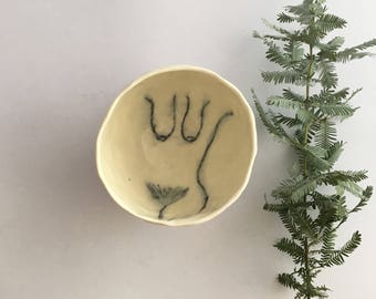 Hand built Porcelain tea cup