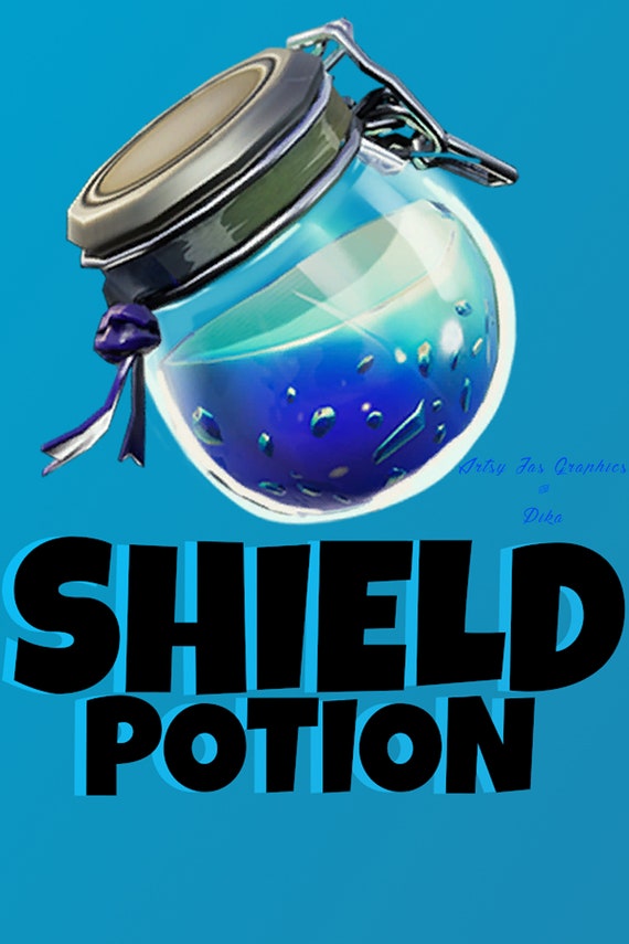 Large Shield Potion Fortnite Related Keywords Suggestions Large - fortnite bouclier potion affiche version num 233rique