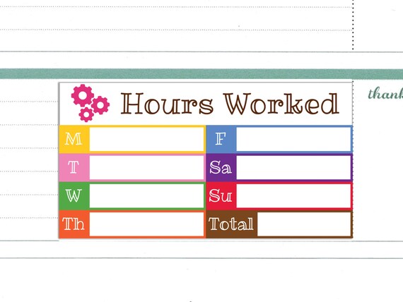 working hours tracker tracking