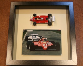 Framed Ferrari 126C2 Gilles Villeneuve