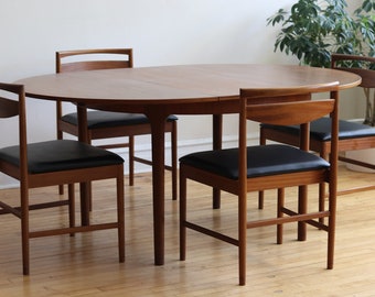 Mid Century Danish Modern Teak McIntosh Dining Set
