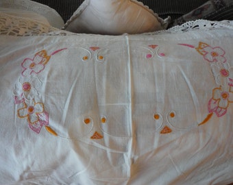 Vintage twin flat sheet