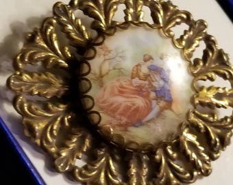 Vintage brooch,signed brooch