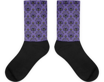 Haunted Mansion Wallpaper Socks
