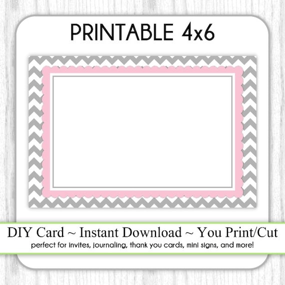 4x6 blank cards