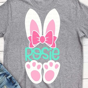 Bow bunny svg | Etsy