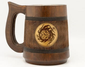 Dungeons and Dragons dice D20 mug Dungeon and dragons D20 DnD dice mug D&D Dungeons and Dragons mug