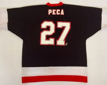 Mike Peca Buffalo Sabres Baseball Jersey Size Large