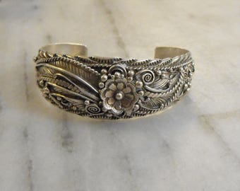 Sterling silver cuff Bracelet