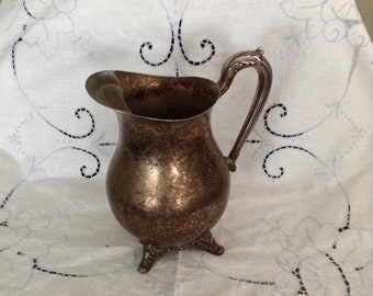 Silverplated water pitcher great patina