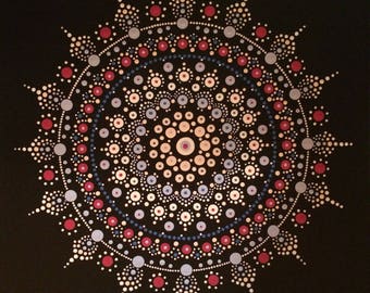 Mandala painting: Miss lace